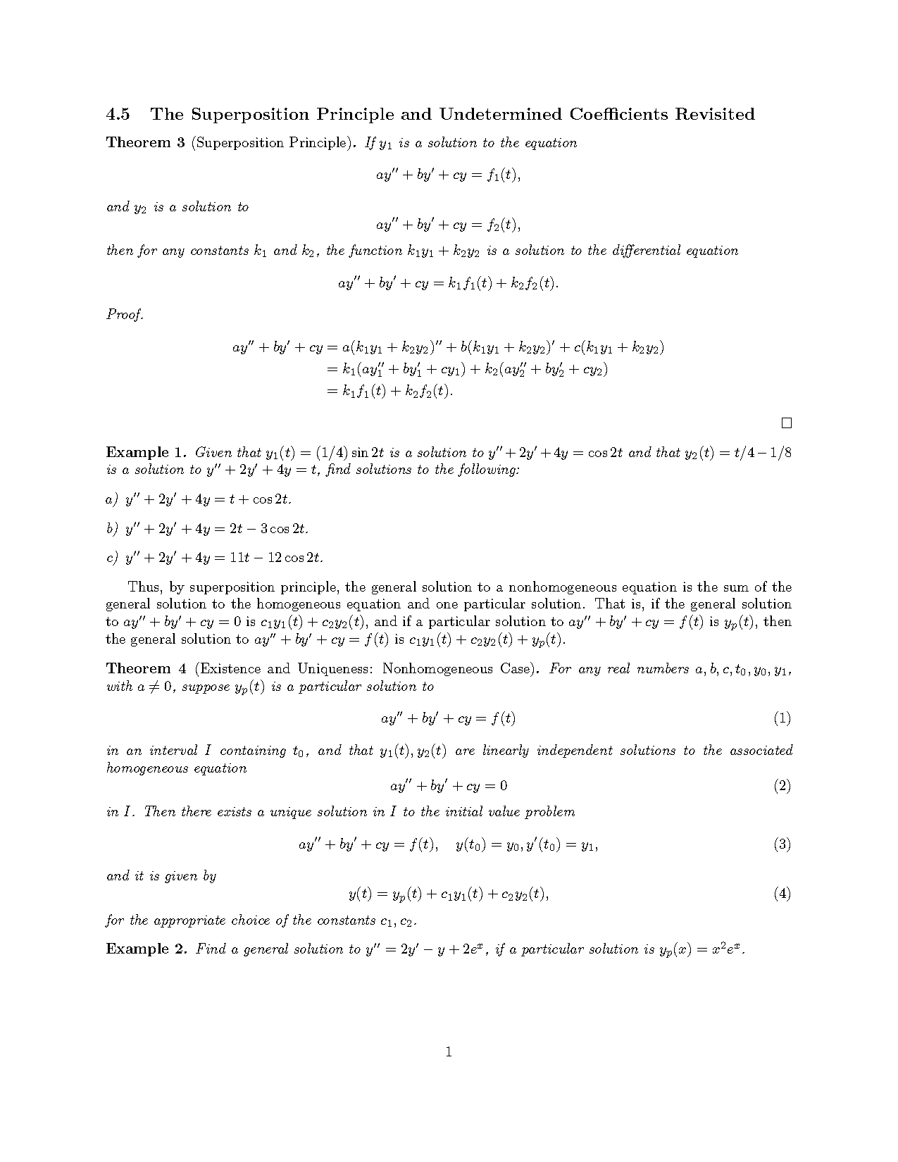 superposition theorem example problems